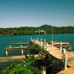 Luxury water front ocean view condo rental West End Roatan